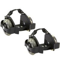 AG234 WROTKI ROLKI ŚWIECĄCE NA BUTY BLAC