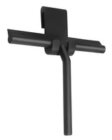 Ściągaczka do kabiny prysznicowej 21 cm – z uchwytem silikonowa czarna
