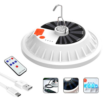 ZD13A LAMPA KEMPINGOWA SOLAR 60 LED