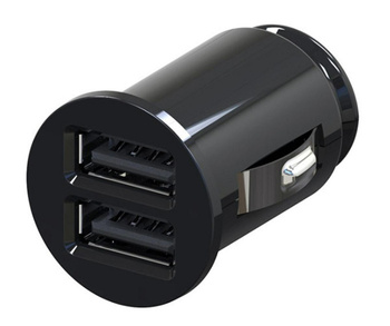 Mini ładowarka samochodowa 2×USB 12V – adapter do zapalniczki