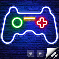 Lampka LED gamepad – podświetlenie pokoju gracza, USB/baterie, 4 kolory