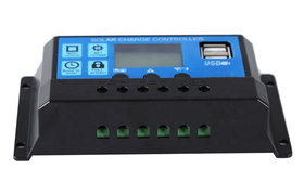 Regulator Ładowania do Paneli Solarnych – PWM z Wyświetlaczem LCD, 30A, USB AG676C