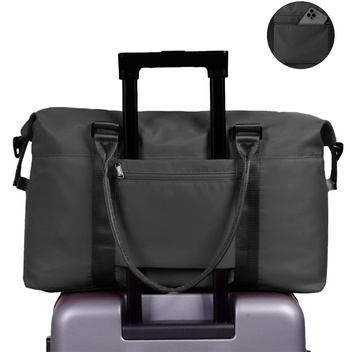 Torba podróżna z rozkładanym dnem - pojemna, lekka i wygodna w podróży czarna DA80A