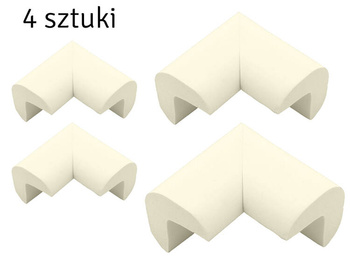 4 x OCHRANIACZ KRAWĘDZI pianka ochronna na meble 4sztuki kremowe AG444H 