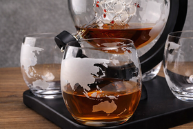 DA514C KARAFKA GLOBUS 1000ML 4 SZKLANKI