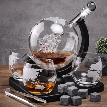 DA514C KARAFKA GLOBUS 1000ML 4 SZKLANKI