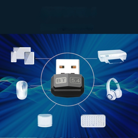 Adapter Bluetooth 5.4 USB nano – odbiornik do PC i laptopa, szybkie połączenie BLE, Plug & Play