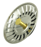 Uniwersalny KOREK do syfonu sitko 77mm srebrny AG568F