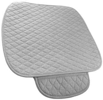 Wygodny POKROWIEC na fotel samochodowy przedni 50x52cm szary AG833A