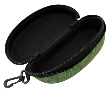 AG177G TWARDE ETUI NA OKULARY ZIELONY