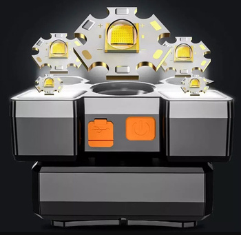 LATARKA CZOŁOWA Nagłowna LED XPE 9xLED xpe 10W ZD85 