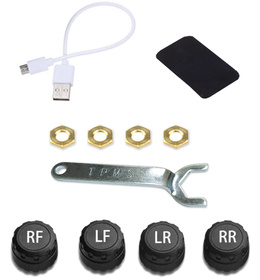 System TPMS 4 Czujniki Ciśnienia Powietrza w Oponach oraz Temperatury Opon AG678