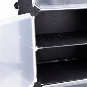 Szafka modułowa na buty 6 półek – organizer z drzwiczkami i panelami