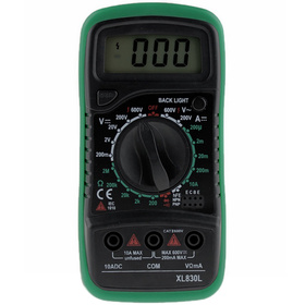 Elektroniczny MIERNIK PRĄDU Multimer Cyfrowy LCD zielony AG102E 
