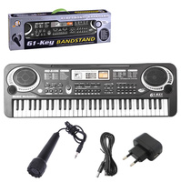 Keyboard elektroniczny dla dzieci 61 klawiszy z mikrofonem nauka gry