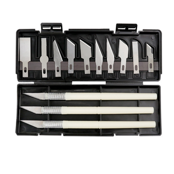 NOŻYK SKALPEL +  OSTRZA 13PCS