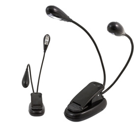 Bezprzewodowa LAMPKA LED z Klipsem Podwójna czarna