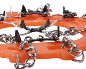 Antypoślizgowe nakładki na buty z kolcami – raki trekkingowe 38–45