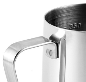 MLECZNIK stalowy dzbanek do spieniania mleka 350ml srebrny AG514D