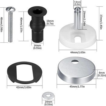 DA240A ZAWIASY DO DESKI SEDESOWEJ 2SZT.