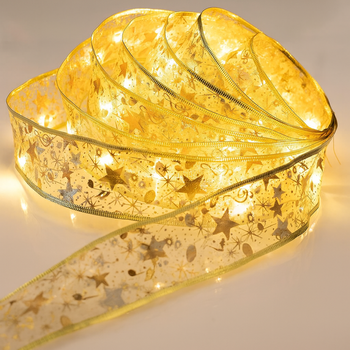 Łańcuch choinkowy wstążka LED 5 m – 8 trybów, pilot, ciepłe lub zimne światło