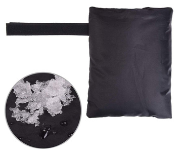 OSŁONA na KRAN pokrowiec ochronny 21x14cm czarny