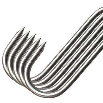 20 HAKÓW Wędzarniczych Haczyki Wędzarskie Typ S 13cmx2mm srebrne 