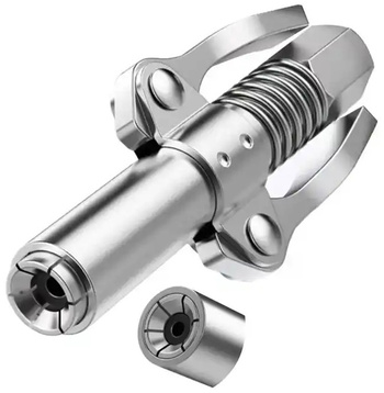 Samoblokująca SZYBKOZŁĄCZKA do Smarownic Kalamitek 1/8" NPT srebrna NZ29