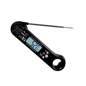 TERMOMETR szpilkowy z sondą do mięsa LCD elektroniczny 11,6 cm czarny AG254G