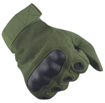 RĘKAWICE Survivalowe Taktyczne XL Unisex zielone BQ64A