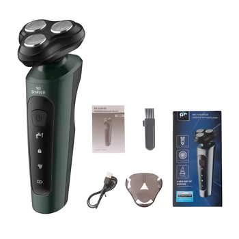 Golarka męska 5W 3w1 – trymer do brody, włosów i nosa USB-C, akumulatorowa
