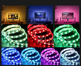 Taśma LED WS2812B RGB 5m 300 diod 60LED/m IP65 – adresowalna, wodoodporna, samoprzylepna