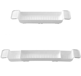 Rozkładana PÓŁKA na Wannę Regulowana 55-78cm biała SL13