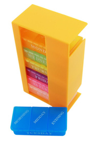 AG424B POJEMNIK NA LEKI ORGANIZER 7 DNI