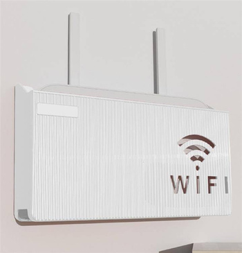 AG986 UCHWYT PÓŁKA NA ROUTER WIFI BIAŁY