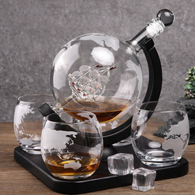 DA514C KARAFKA GLOBUS 1000ML 4 SZKLANKI