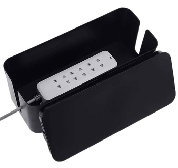 POJEMNIK na Listwy Kable Organizer Kabli Przewodów 23,5x11,5x12cm czarny AG963