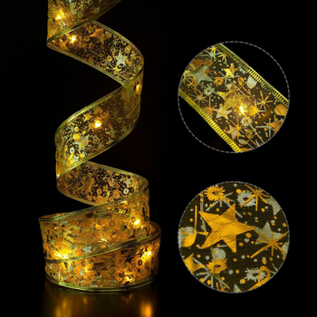 Łańcuch choinkowy wstążka LED 5 m – 8 trybów, pilot, ciepłe lub zimne światło