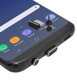 ZATYCZKI Portów USB-C AUX Zaślepki 2sztuki czarne DA23
