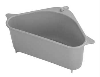 Kuchenny ORGANIZER do Zlewu Zlewozmywaka Ociekacz 21x14x9cm szary AG568C 