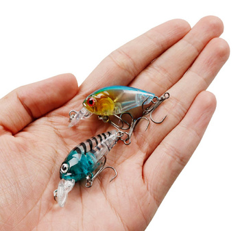 AG103 ZESTAW WOBLERÓW 3D Z GRZECHOTKĄ