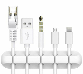 AG847A ORGANIZER. DO KABLI BIAŁY