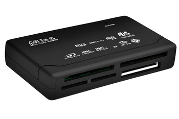 CZYTNIK Kart Pamięci All In One KABEL USB czarny AK219A