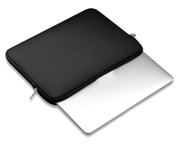 Etui na laptopa 15,6" – neoprenowe, czarne, ochronne
