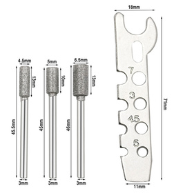AG685B OSTRZAŁKA DO ŁAŃCUCHA + KLUCZ