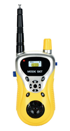 2x WALKIE TALKIE Krótkofalówka Komunikator do 100m 2sztuki żółty AG490