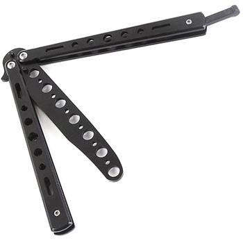 AG530D NÓŻ MOTYLKOWY TRENINGOWY CZARNY