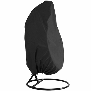 Wodoodporny pokrowiec na fotel wiszący – Ochrona przed deszczem, wiatrem i UV z ściąganym sznurkiem AG390D