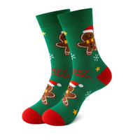 Skarpety świąteczne damskie 36-39 bawełniane ciepłe choinki prezent