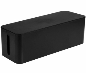 POJEMNIK na Listwy Kable Organizer Kabli Przewodów 23,5x11,5x12cm czarny AG963